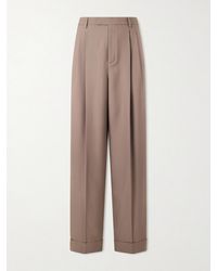 Valentino Garavani - Straight-Leg Wool Suit Trousers - Lyst