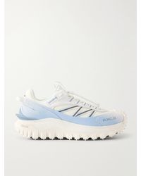 Moncler - Trailgrip Gtx Leather-Trimmed Mesh And Canvas Sneakers - Lyst