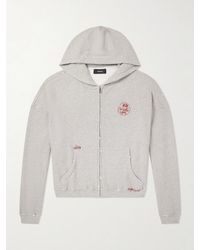 NAHMIAS - Youth Enrichment Logo-Print Cotton-Jersey Zip-Up Hoodie - Lyst