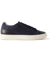 Paul Smith - Basso Suede-trimmed Eco Leather Sneakers - Lyst