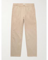 NN07 - Aden 1923 Straight-leg Organic Cotton-blend Twill Chinos - Lyst