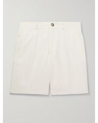 Brunello Cucinelli - Straight-Leg Linen, Silk, Wool And Cotton-Blend Bermuda Shorts - Lyst