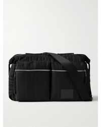 Paul Smith - Leather-trimmed Shell-jacquard Messenger Bag - Lyst
