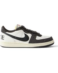 Nike - Terminator Suede And Leather Sneakers - Lyst