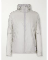 Satisfy - Logo-Appliquéd Rippy Ripstop-Panelled Pertex Diamond Fuse Hooded Jacket - Lyst