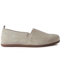 Mulo - Suede Loafers - Lyst