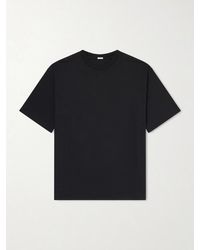 A.PRESSE - Cotton And Cashmere-Blend T-Shirt - Lyst