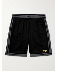 Dime - League gerade geschnittene Shorts aus Mesh mit Kordelzugbund und Webband - Lyst