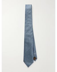 Canali - 8Cm Woven Silk Tie - Lyst