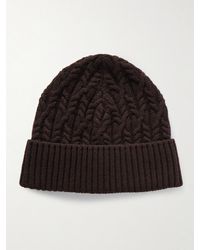 MR P. - Cable-Knit Wool Beanie - Lyst