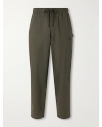 Neighborhood - Straight-Leg Logo-Detailed Cotton-Twill Drawstring Sweatpants - Lyst