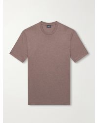 Zimmerli of Switzerland - Sea Island Cotton-Jersey T-Shirt - Lyst