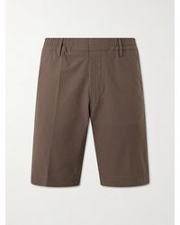 NN07 - Billie Straight-Leg Striped Seersucker Shorts - Lyst