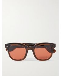 Brunello Cucinelli Oliver Peoples Square-frame Acetate Sunglasses - Multicolour