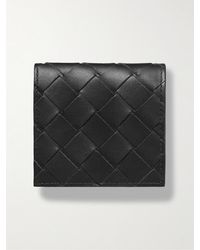 Bottega Veneta - Intrecciato Leather Coin Wallet - Lyst