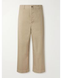 Junya Watanabe - Straight-Leg Garment-Dyed Cotton-Gabardine Trousers - Lyst