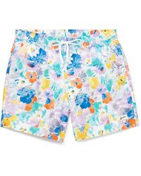 Bather - Straight-leg Mid-length Floral-print Recycled Swim Shorts - Lyst