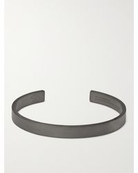 Le Gramme - Le 21 Brushed Ruthenium-Plated Sterling Cuff - Lyst