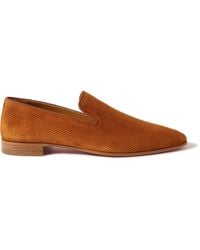 Christian louboutin brown loafers Clearance