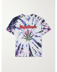 Wacko Maria - High Times Tie-dyed Printed Cotton-jersey T-shirt - Lyst