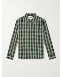 Corridor NYC - Verdant Checked Cotton Shirt - Lyst