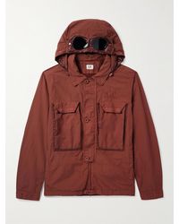 C.P. Company - Flatt Nylon Hooded Shirt Jacket - Lyst