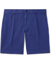Ralph Lauren - Slim-fit Straight-leg Garment-dyed Cotton-blend Twill Shorts - Lyst