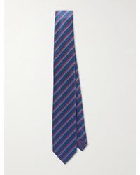 Charvet - 8.5Cm Striped Silk-Jacquard Tie - Lyst