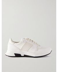 Tom Ford - Jagga Leather-trimmed Nylon And Suede Sneakers - Lyst