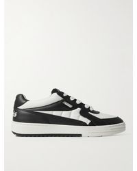 Palm Angels - 'palm University' Two-tone Leather Sneakers - Lyst