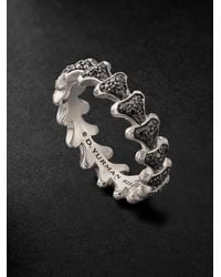 David Yurman - Armory Sterling Silver Diamond Ring - Lyst
