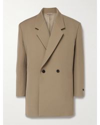 Fear Of God - Eternal California Oversized Double-breasted Virgin Wool And Cotton-blend Twill Blazer - Lyst