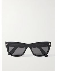 Tom Ford - Marshall Rectangular-Frame Acetate Sunglasses - Lyst