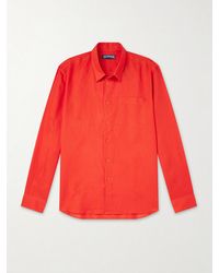 Vilebrequin - Caroubis Woven Linen Shirt - Lyst