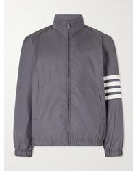 Thom Browne - Striped Ripstop Track Jacket - Lyst