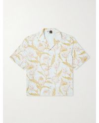 Loewe - Paula's Ibiza Anagram-Embroidered Camp-Collar Printed Cotton Shirt - Lyst
