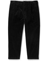 Alex Mill - Tapered Pleated Cotton-corduroy Trousers - Lyst