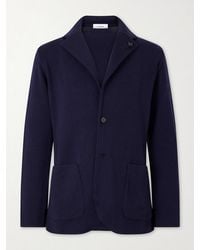 Lardini - Knitted Virgin Wool Blazer - Lyst