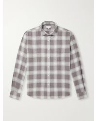 Hartford - Paul Checked Cotton And Lyocell-Blend Flannel Shirt - Lyst
