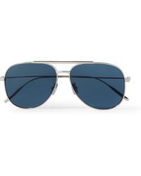Givenchy - Gv Speed Aviator-style Silver-tone Sunglasses - Lyst