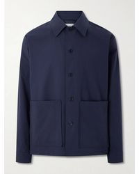 NN07 - Blaze 10038 Ribbed Woven Overshirt - Lyst