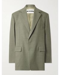Jil Sander - Mohair And Wool-Blend Blazer - Lyst