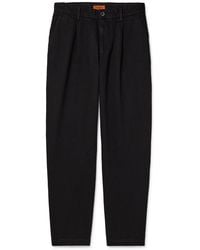Barena - Straight-Leg Pleated Cotton-Gabardine Trousers - Lyst