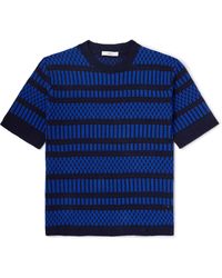 MR P. - Striped Terry T-shirt - Lyst