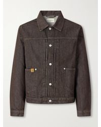 Officine Generale - Vince Pleated Organic Denim Jacket - Lyst