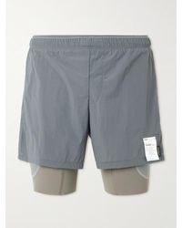 Satisfy - 8&Quot; Straight-Leg Layered Techsilk&Trade; Cordura&Reg; Ripstop And Justice&Trade; Shorts - Lyst