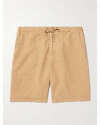 Frescobol Carioca - Sergio gerade geschnittene Shorts aus einer Mischung aus Lyocell - Lyst