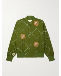 Kardo - Embroidered Printed Cotton Jacket - Lyst