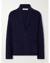 Inis Meáin - Pub Merino Wool, Cotton And Cashmere-Blend Cardigan - Lyst