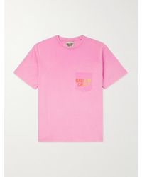 GALLERY DEPT. - Boardwalk Logo-print Paint-splattered Cotton-jersey T-shirt - Lyst